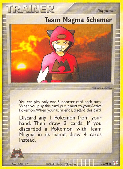 Team Magma Schemer Team Magma vs Team Aqua card