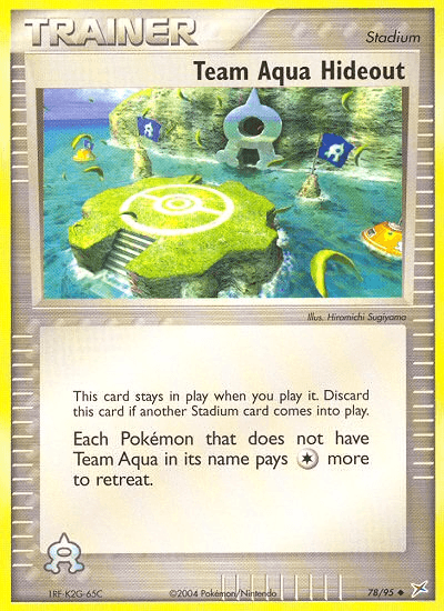 Team Aqua Hideout Team Magma vs Team Aqua card