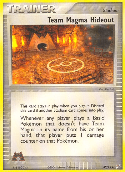 Team Magma Hideout Team Magma vs Team Aqua card