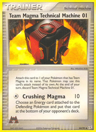Team Magma Technical Machine 01 Team Magma vs Team Aqua card