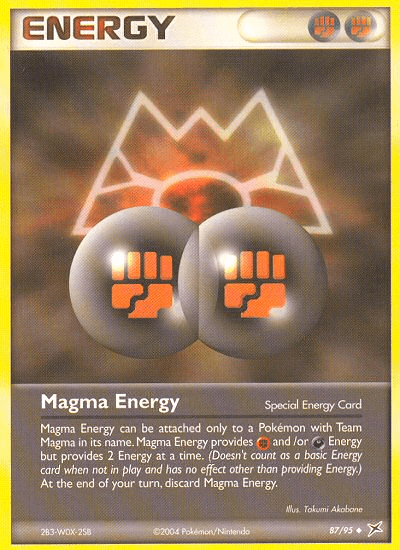 Magma Energy Team Magma vs Team Aqua card
