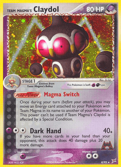 Team Magma's Claydol Team Magma vs Team Aqua card