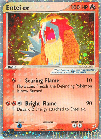 Entei ex Team Magma vs Team Aqua card