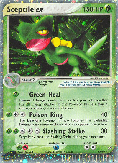 Sceptile ex Team Magma vs Team Aqua card