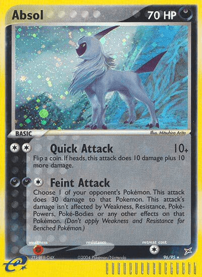Absol Team Magma vs Team Aqua card