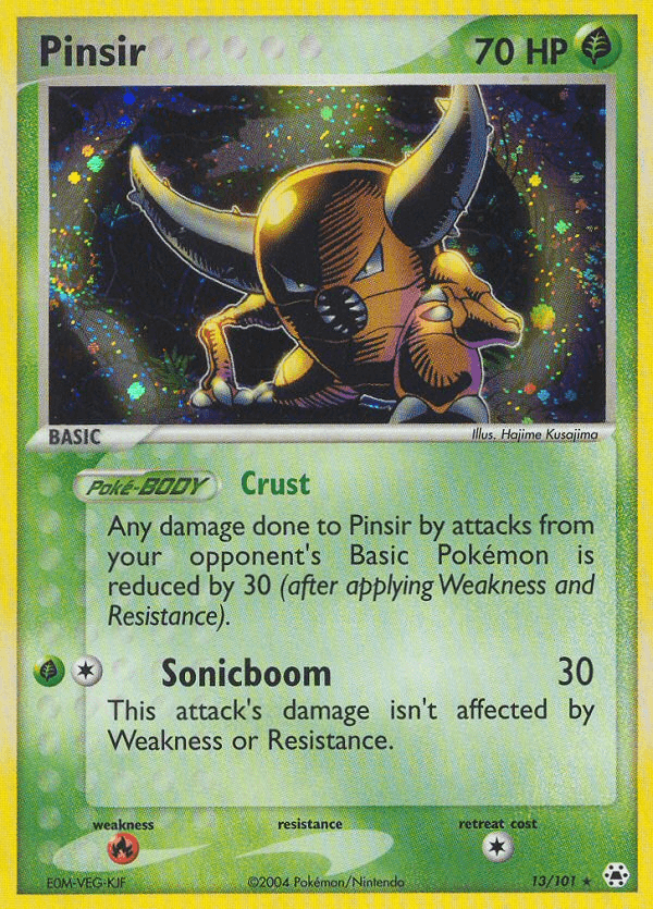 Pinsir Hidden Legends card