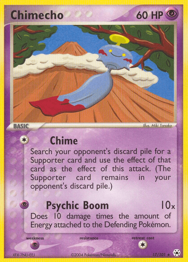 Chimecho Hidden Legends card