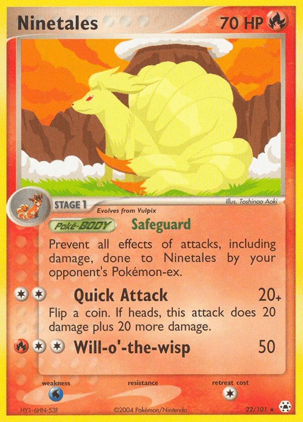 Ninetales Hidden Legends card