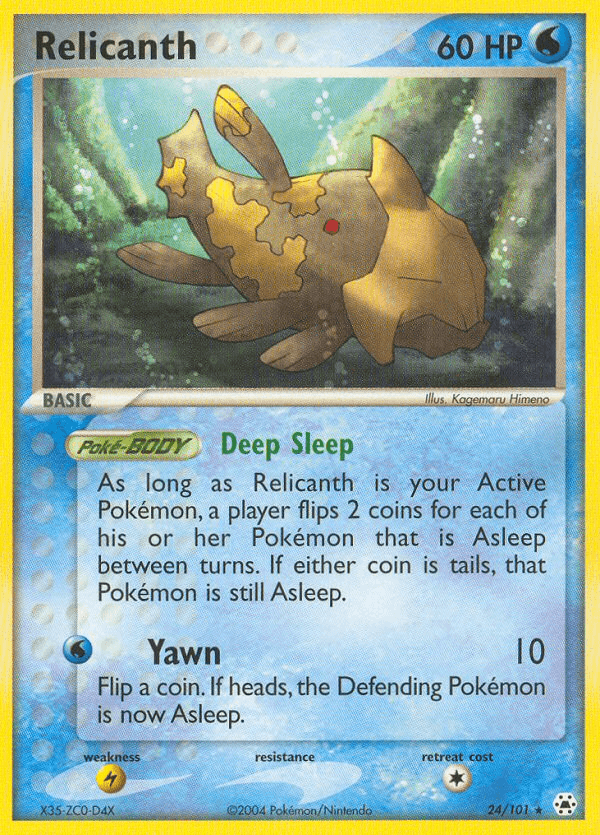 Relicanth Hidden Legends card