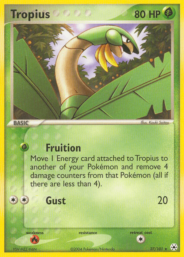 Tropius Hidden Legends card