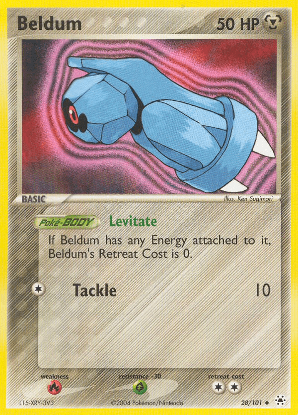Beldum Hidden Legends card