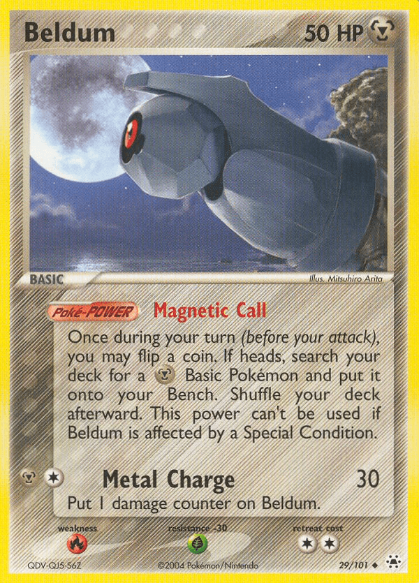 Beldum Hidden Legends card
