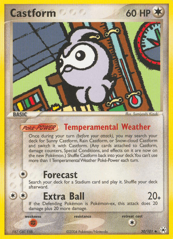 Castform Hidden Legends card