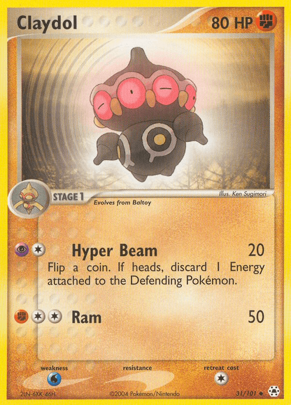 Claydol Hidden Legends card