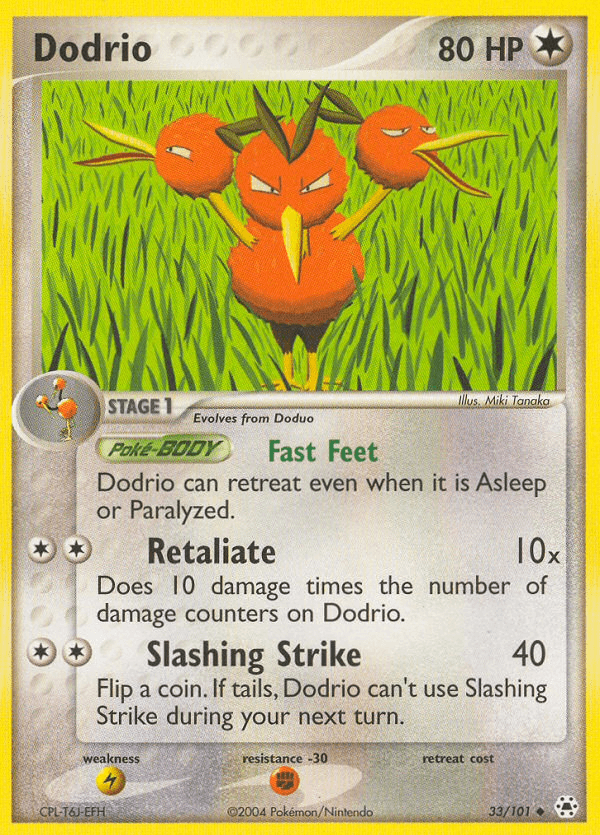 Dodrio Hidden Legends card