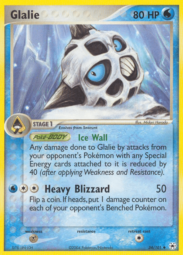 Glalie Hidden Legends card
