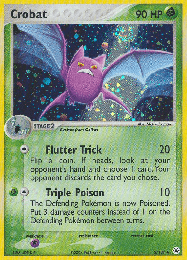 Crobat Hidden Legends card