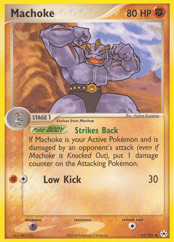 Machoke Hidden Legends card