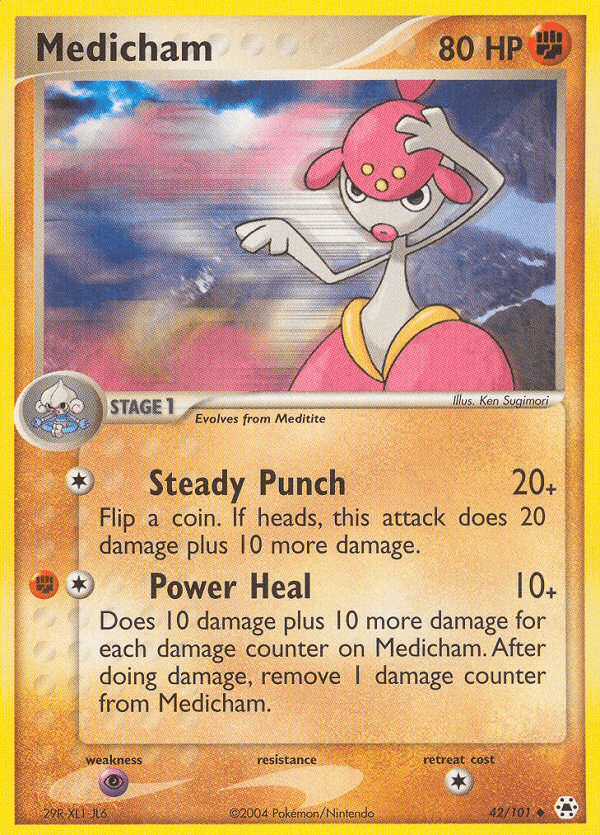 Medicham Hidden Legends card
