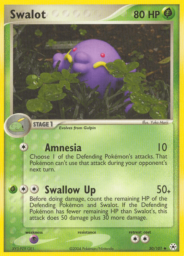 Swalot Hidden Legends card