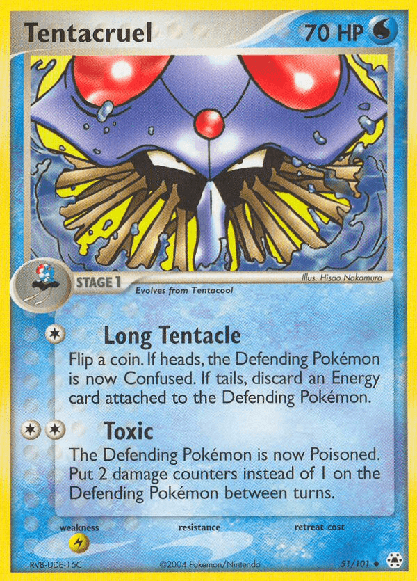 Tentacruel Hidden Legends card