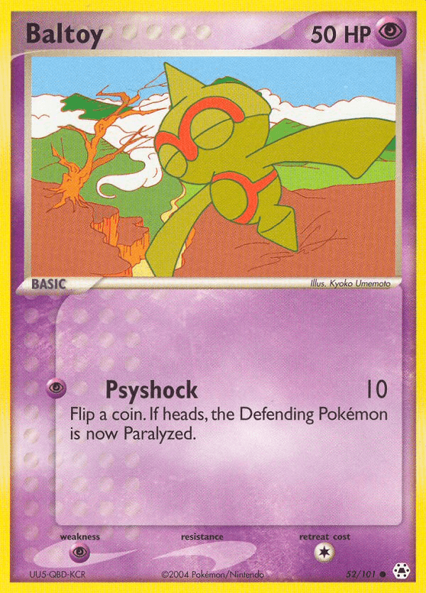 Baltoy Hidden Legends card