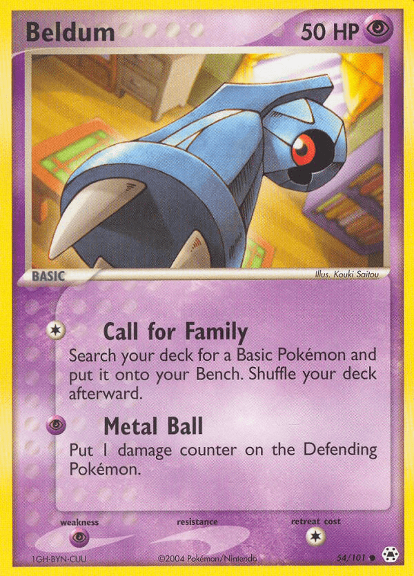 Beldum Hidden Legends card