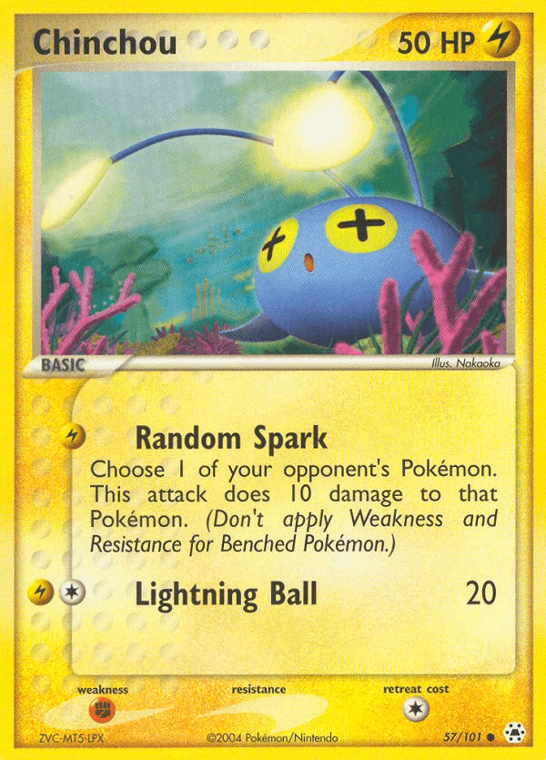 Chinchou Hidden Legends card