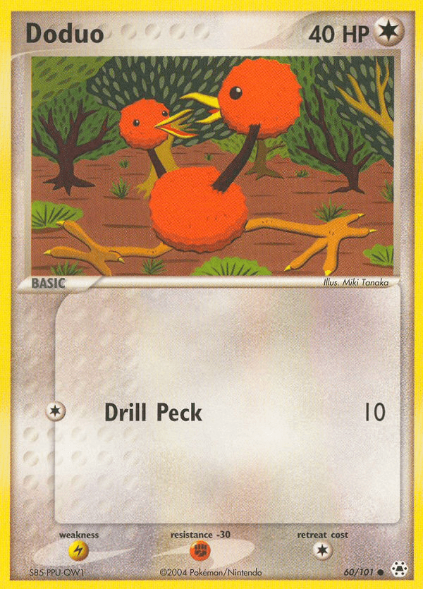 Doduo Hidden Legends card