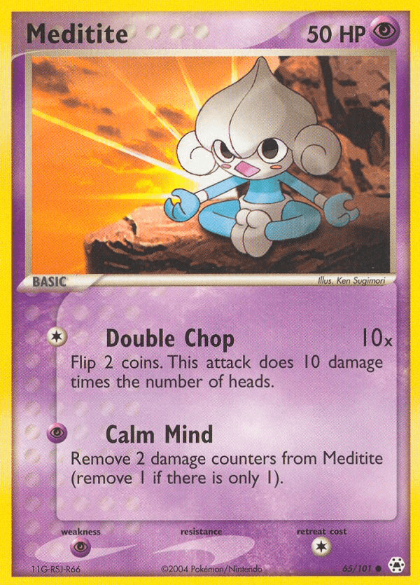 Meditite Hidden Legends card