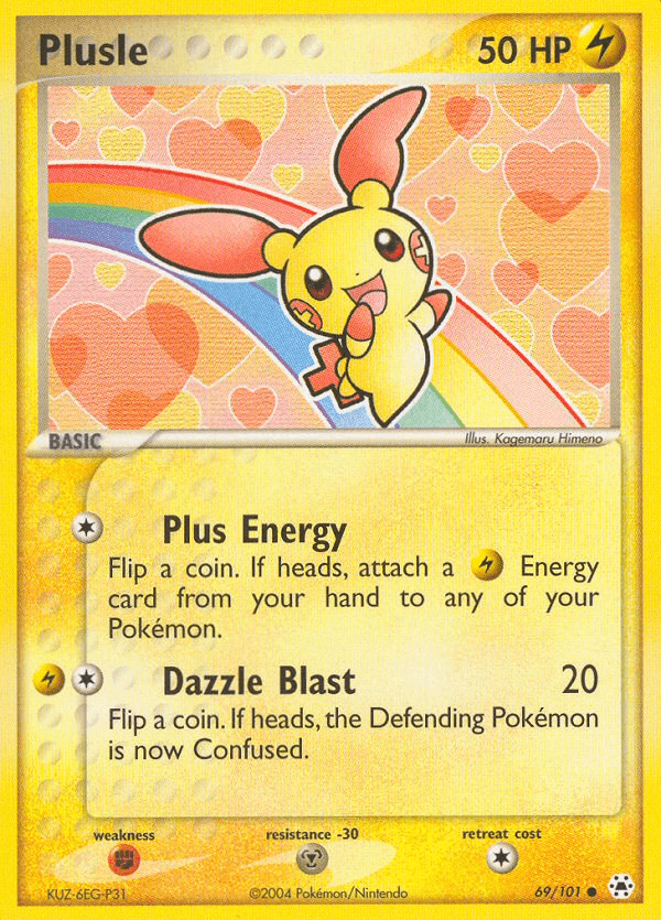 Plusle Hidden Legends card