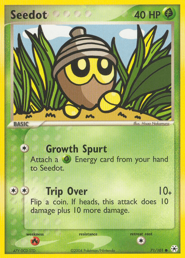 Seedot Hidden Legends card