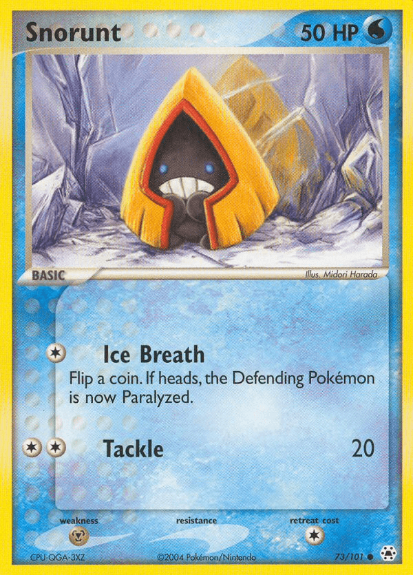 Snorunt Hidden Legends card