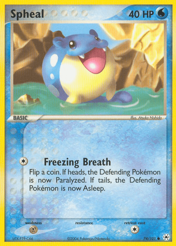 Spheal Hidden Legends card