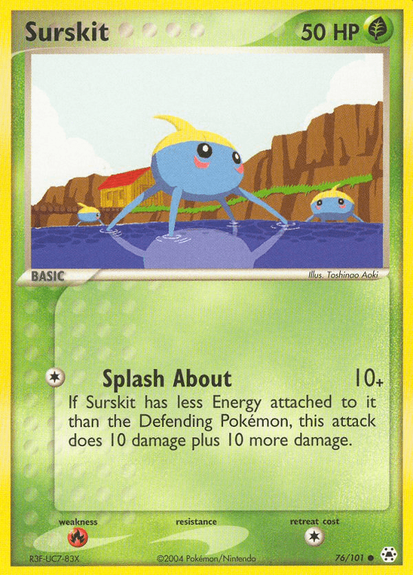 Surskit Hidden Legends card