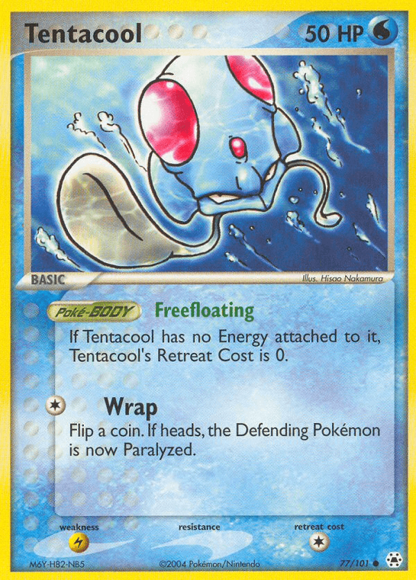 Tentacool Hidden Legends card