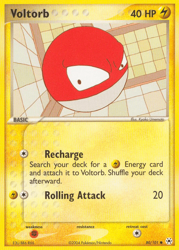 Voltorb Hidden Legends card