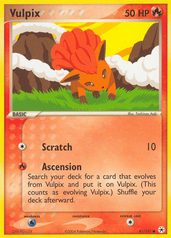 Vulpix Hidden Legends card