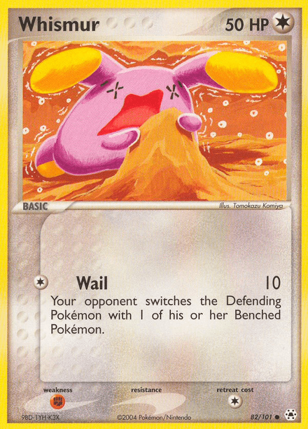 Whismur Hidden Legends card