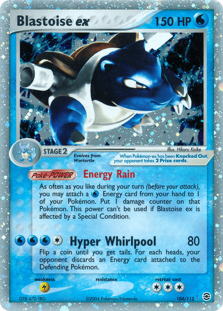 Blastoise ex FireRed & LeafGreen card