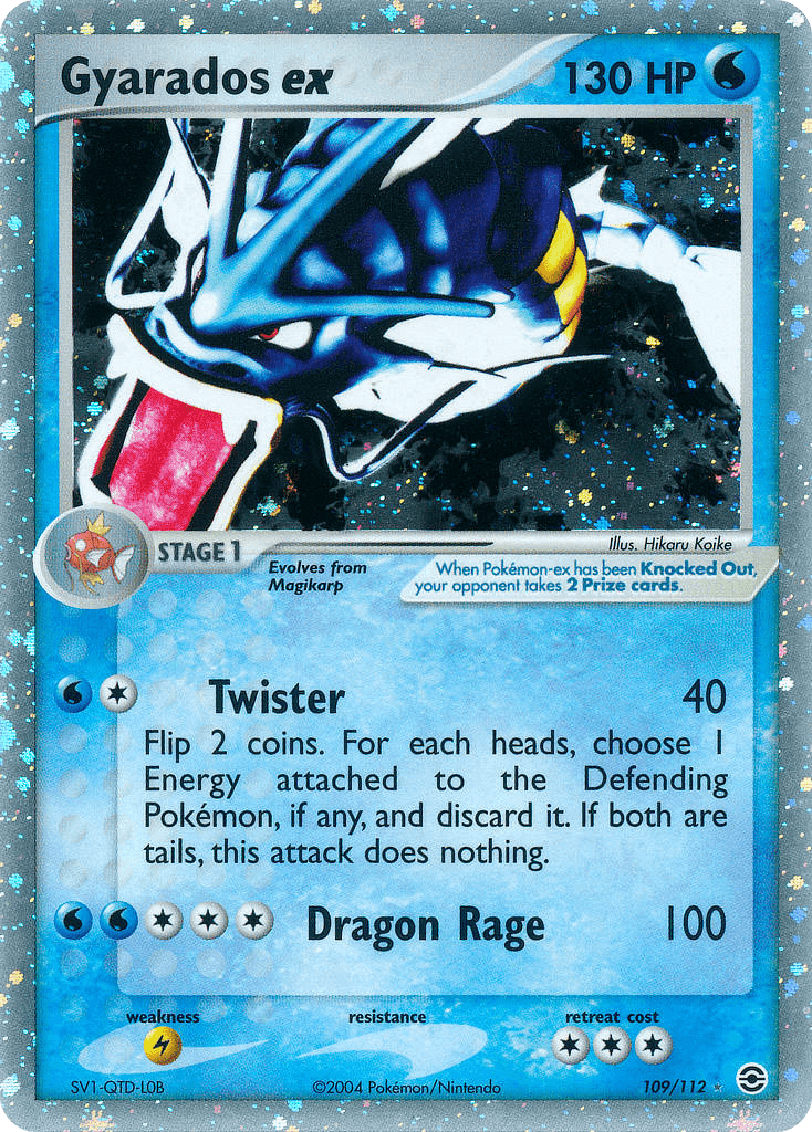 Gyarados ex FireRed & LeafGreen card