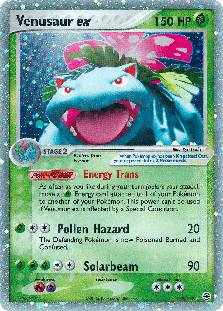 Venusaur ex FireRed & LeafGreen card