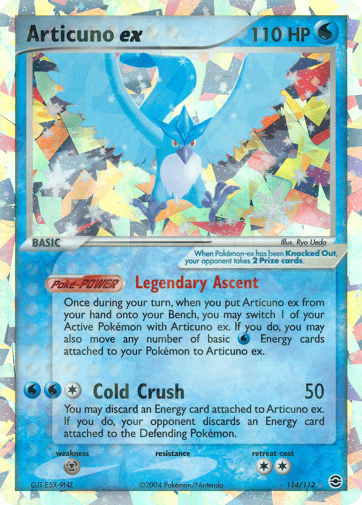 Articuno ex FireRed & LeafGreen card