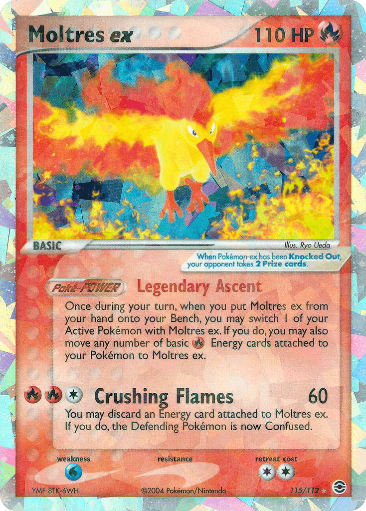 Moltres ex FireRed & LeafGreen card