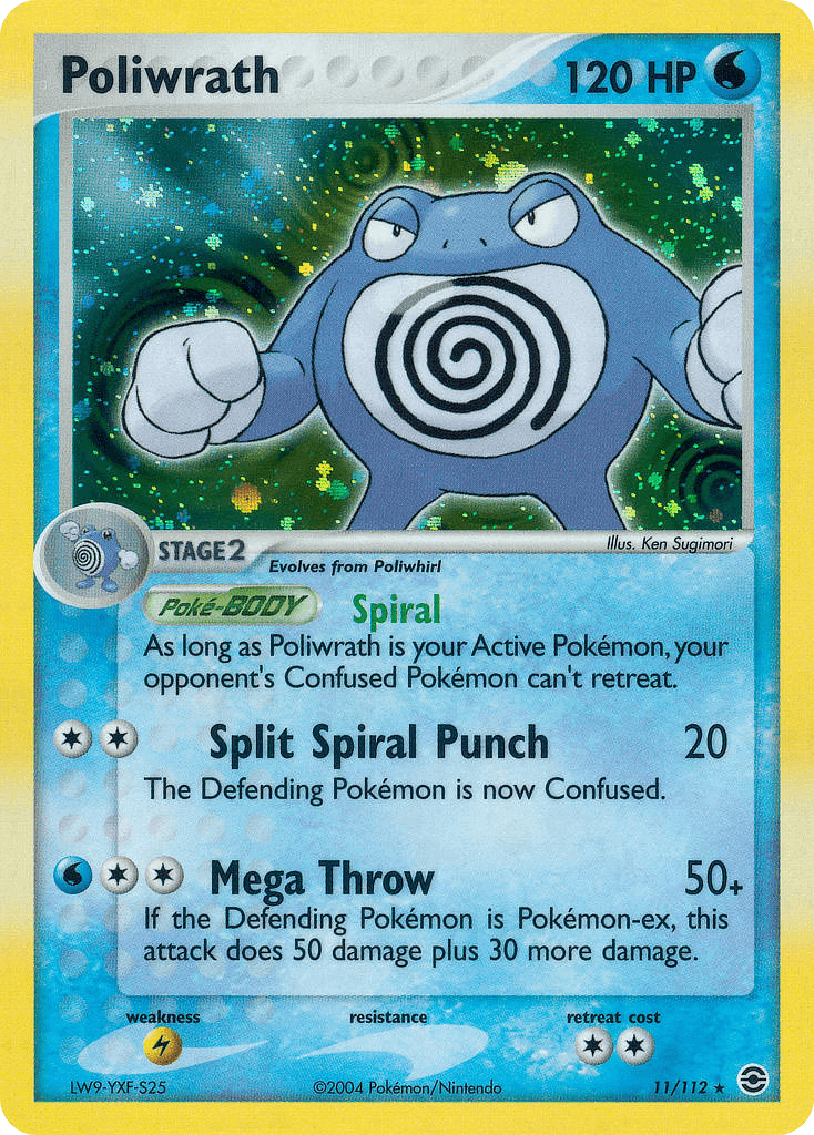 Poliwrath FireRed & LeafGreen card