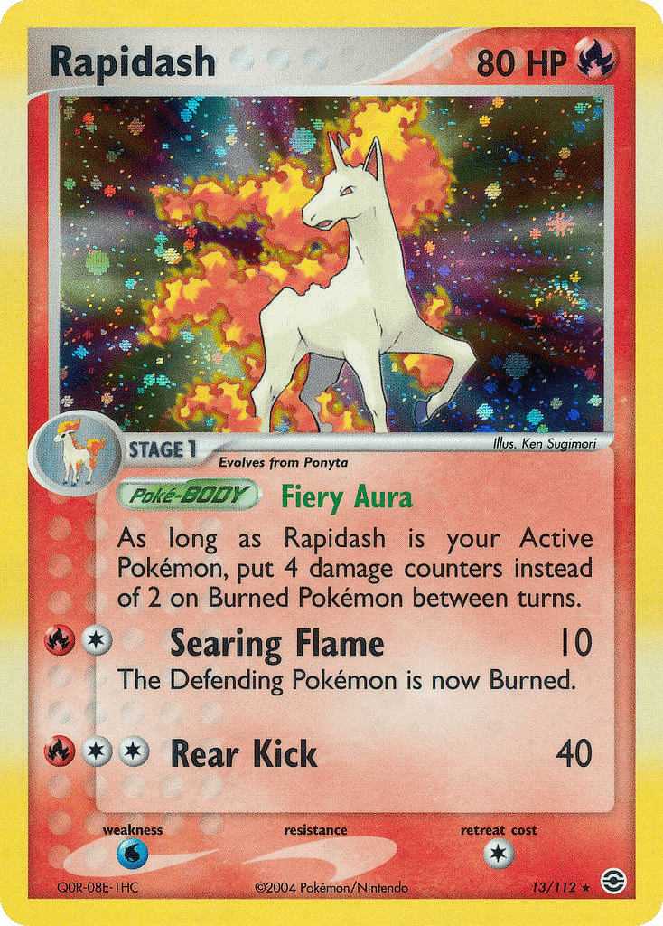 Rapidash FireRed & LeafGreen card
