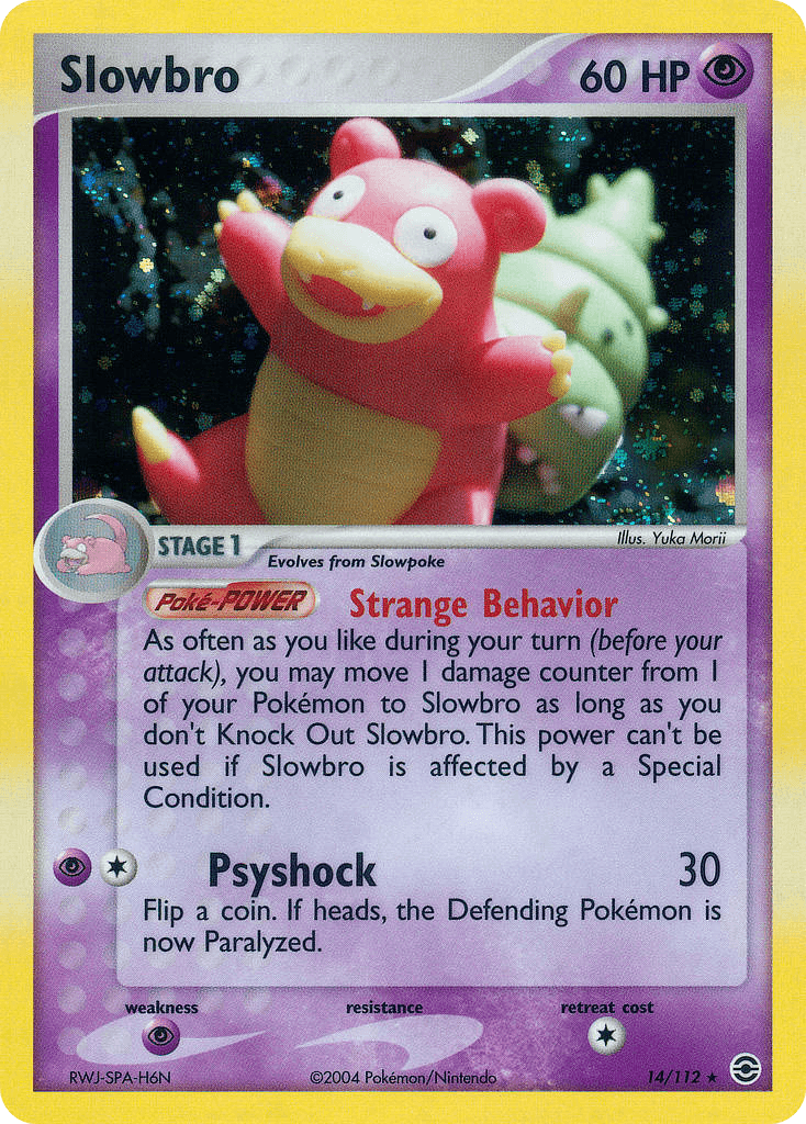 Slowbro FireRed & LeafGreen card