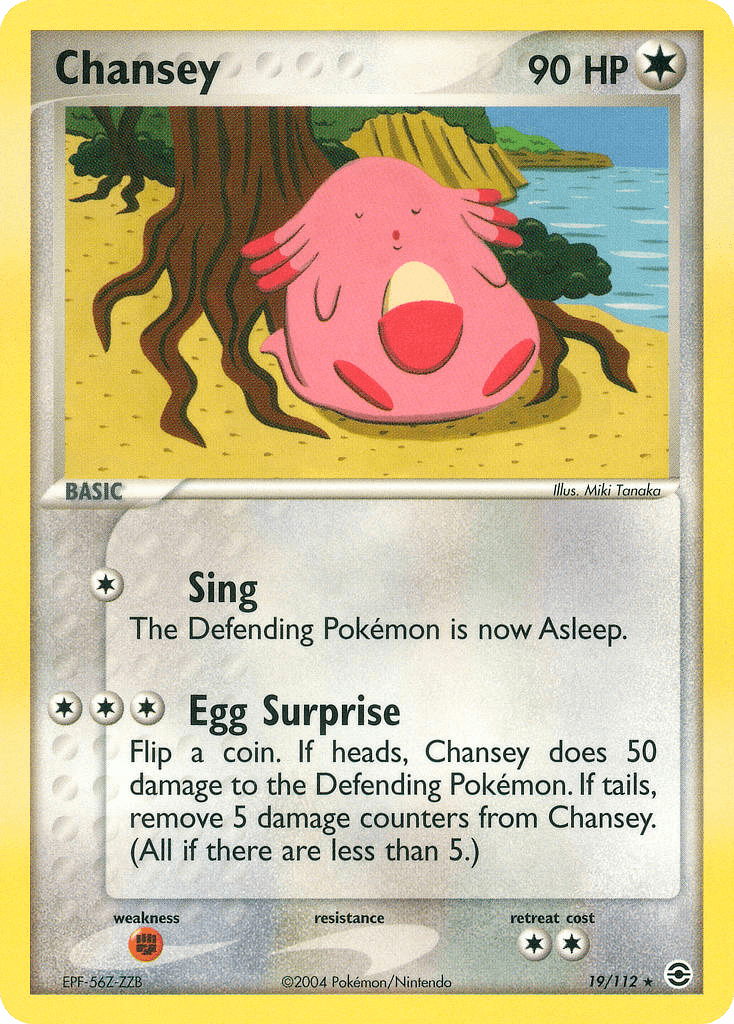 Chansey FireRed & LeafGreen card