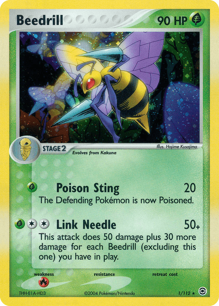 Beedrill FireRed & LeafGreen card
