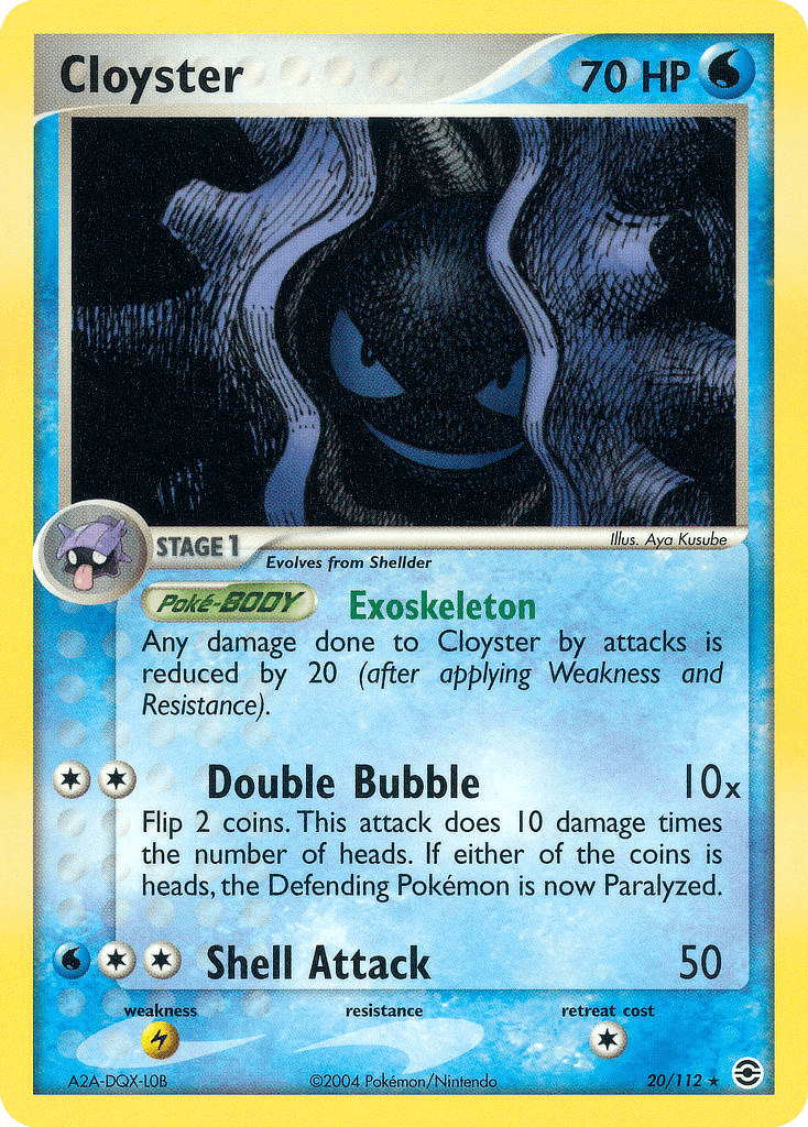 Cloyster FireRed & LeafGreen card